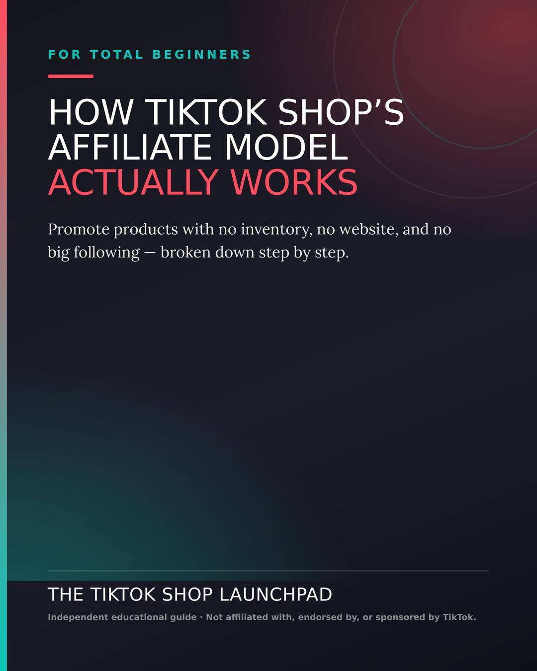 TikTok Shop Affiliate, Without the Hard Parts