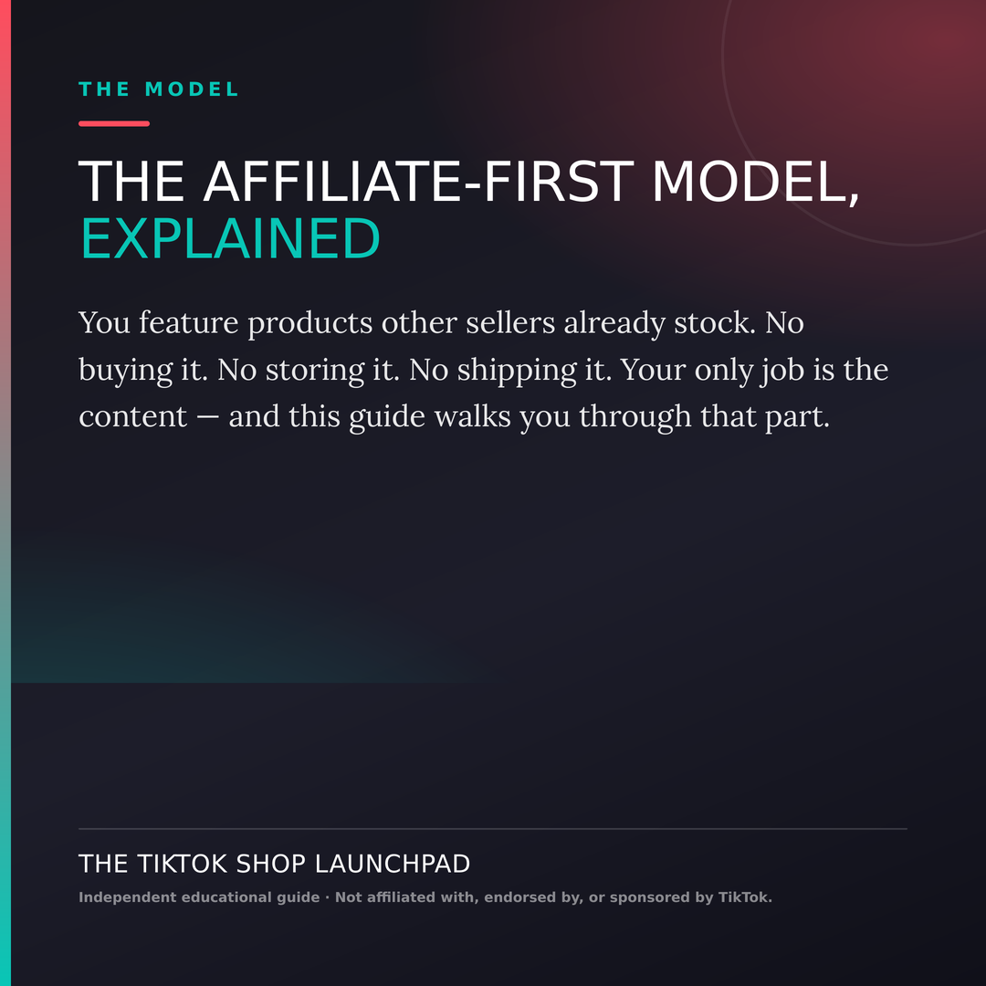 TikTok Shop Affiliate, Without the Hard Parts